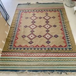 Wool Rug Woven