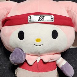 Sanrio My Melody Naruto Sakura Plush