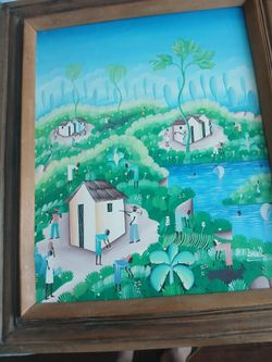 Two haitian paintings