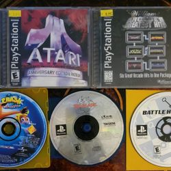 5 Playstation Games 🕹/Tested-set