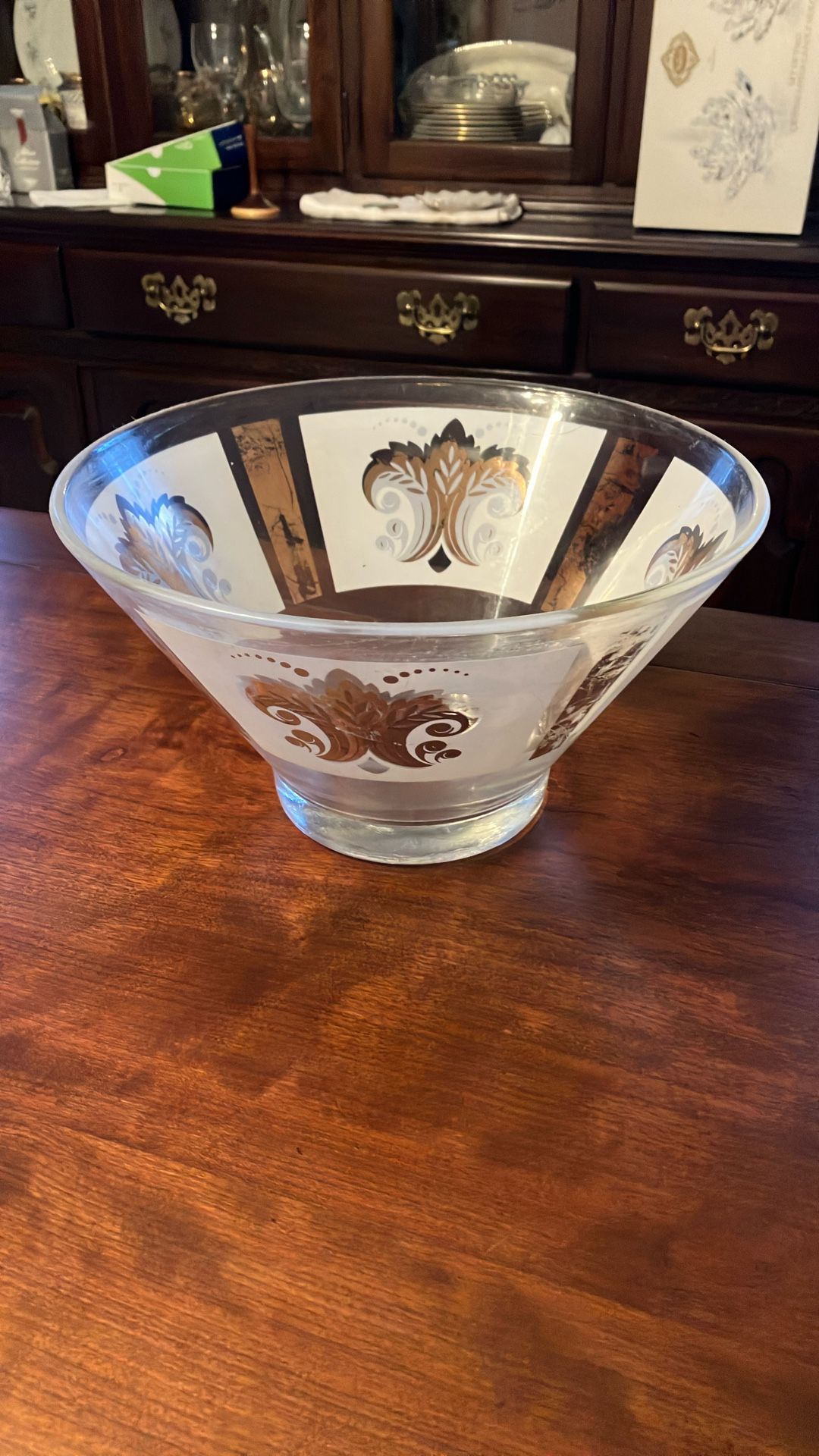 Groovy Vintage Serving Bowl