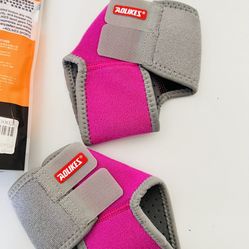 Compression Sleeve with Adjustable Strap & Non-Slip Ankle Support for Comfortable Fit - Open-Heel Wrap to Relieve Pressure, Pain, Discomfort in Feet