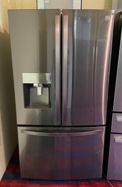 Kenmore French door black stainless steel