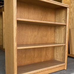 Oak 3 Tier Bookcase / Bookshelf / Storage Display Shelving 