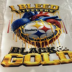 Pittsburgh Steelers I BLEED Black And Gold And Shirt