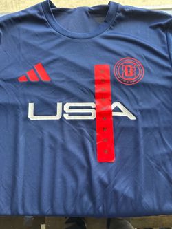 NEW Adidas USA FIFA World Cup 2026 Soccer T-Shirt Navy Blue Jersey Tee, Size medium
