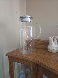 Very Large Glass Pitcher