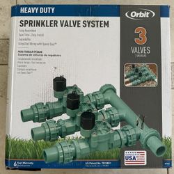 Orbit 3-Valve Inline Manifold Assembly, New, Never Been Installed Retail: $64+Tax!!! Makes it easy to install multi-valve sprinkler systems Works with