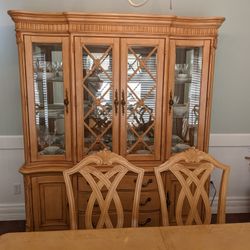 Beautiful Light Color Dining Room Set