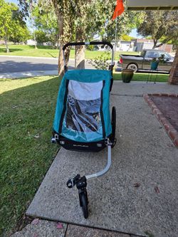 Burley Encore X 2 Seat Bike Trailer And Stroller.