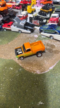 1/64 scale Autoworld Chevy Silverado two door gasser