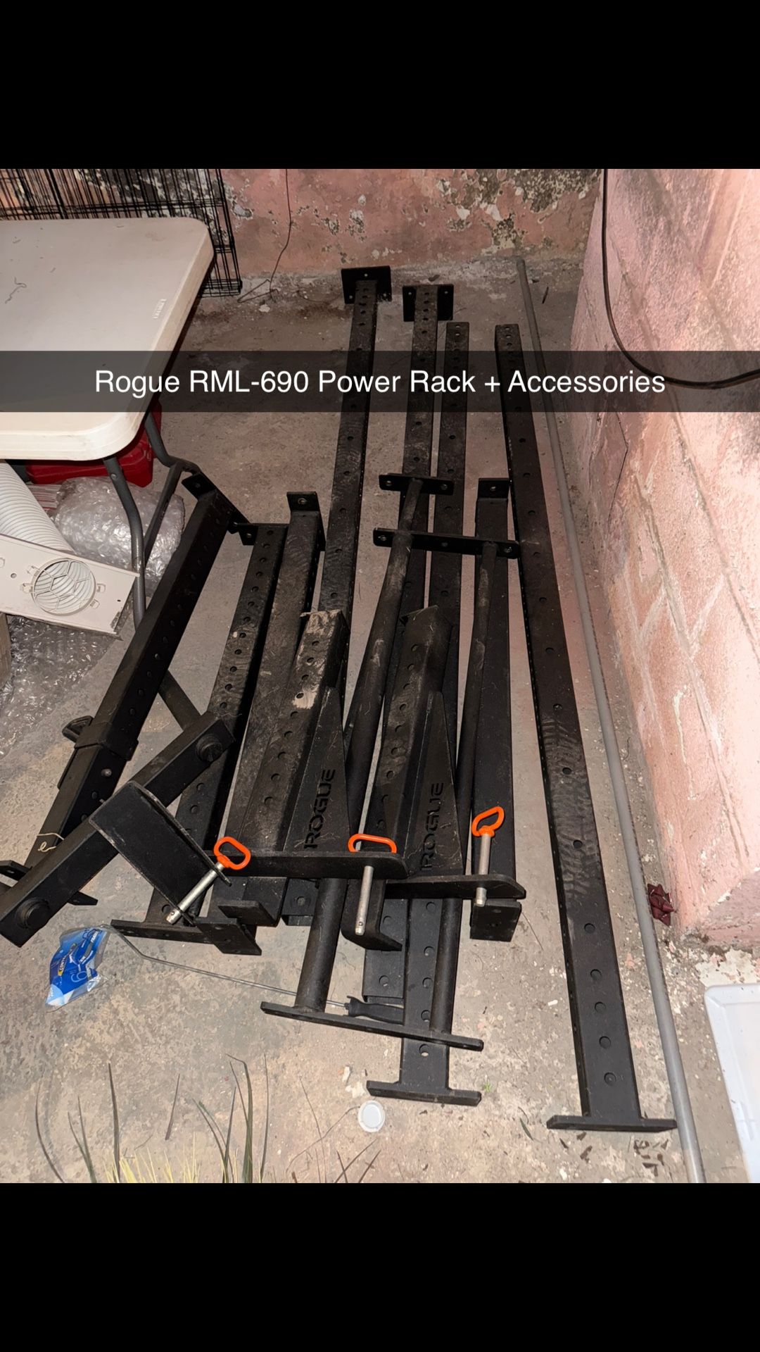Rogue RML-690 Power Rack, Accessories, 320 Lbs Bumper Plates