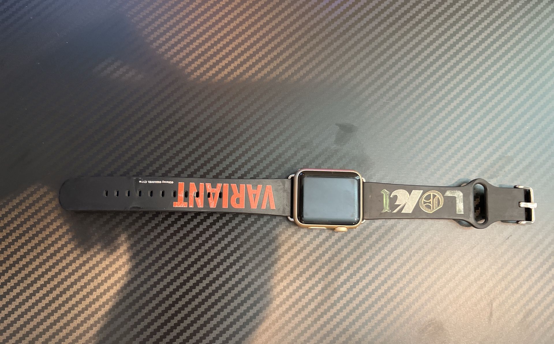 Series 1 Apple Watch With Loki Wrist Bands