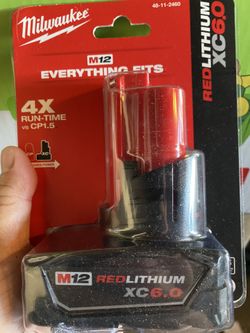 Brand New Milwaukee Xc6.0 M12 Battery