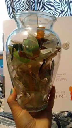 Vases of REAL Sea glass