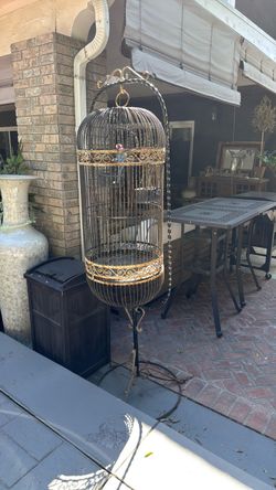 Iron bird stand cage50
