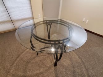 Glass Top Dining Room Table