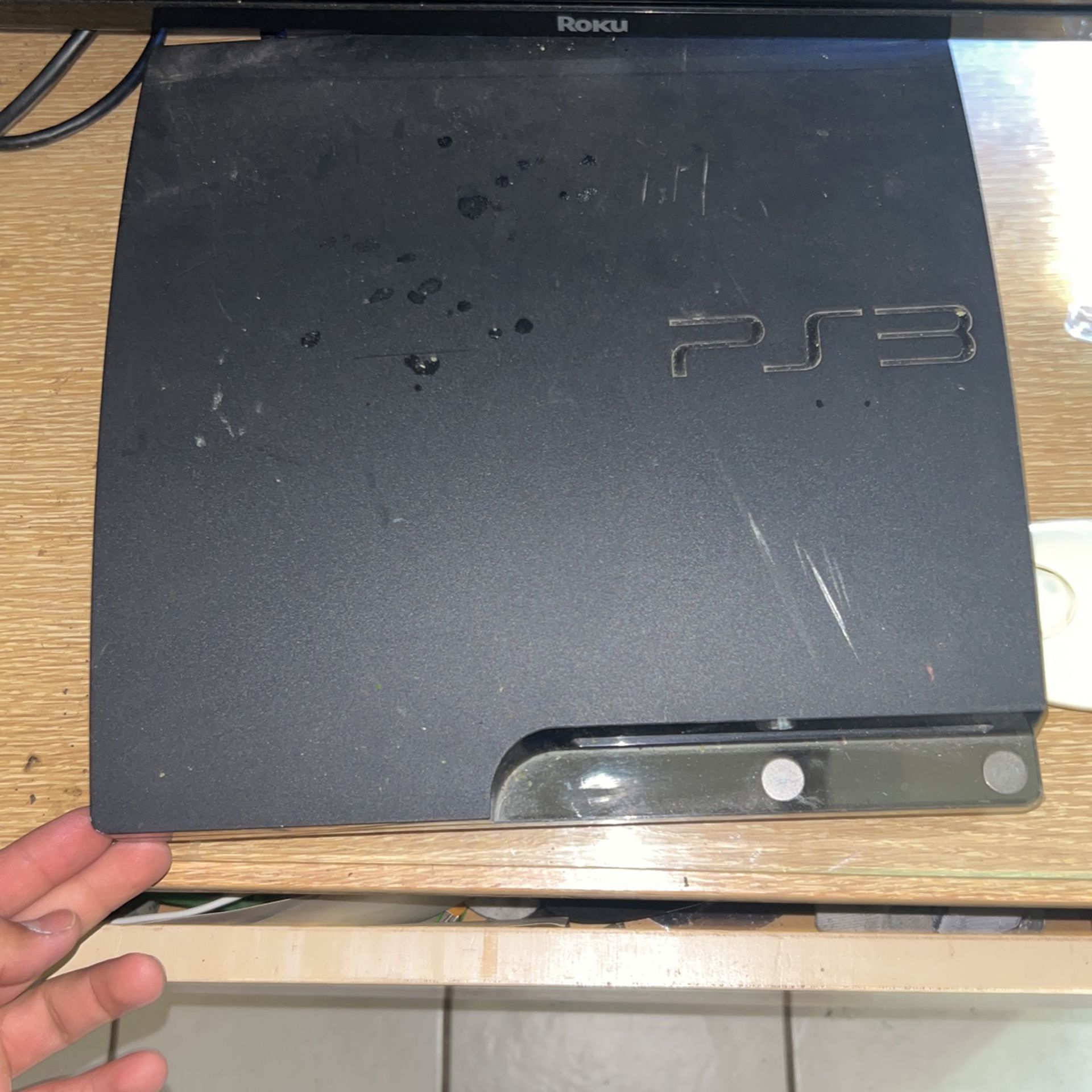 Black PS3 With Controls 2