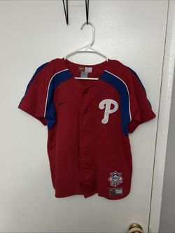 Nike Phila Phillies Chase Utley #26 Jersey Sz M Red
