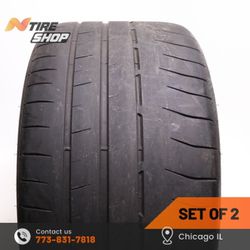 Selling a Set of 2 Used 6/32  Summer  315/30ZR21  105Y  Goodyear  Eagle F1 SuperSport R NO