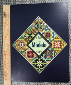 16x12 Modelo Beer Metal Bar Sign