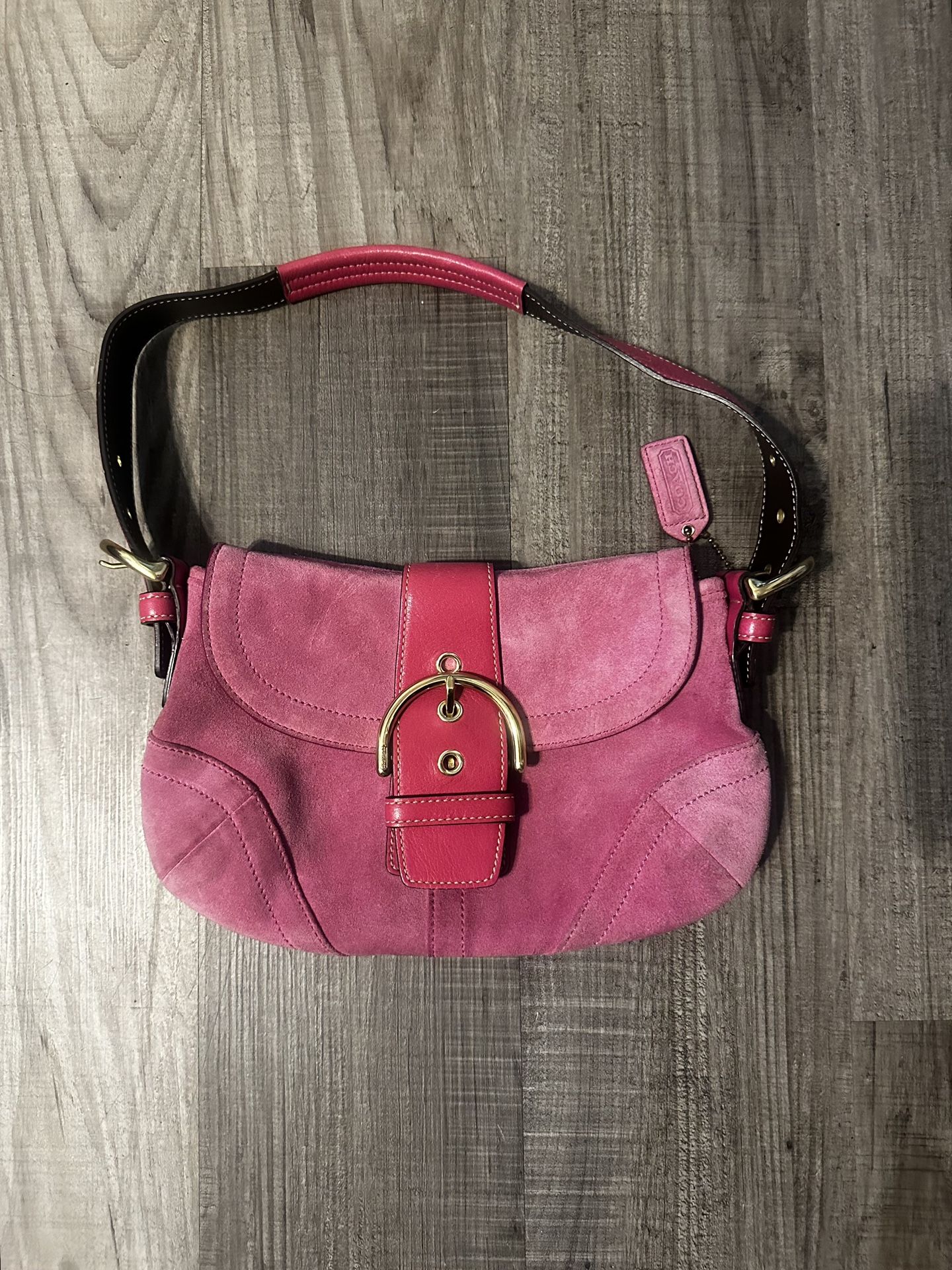 Vintage Coach Y2K Soho Demi Buckle Suede Purse for Sale in Fresno 