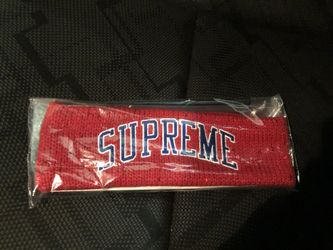 Supreme New Era Headband Red Brand New DS