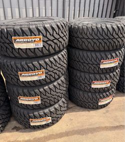 33X12.50R18 Arroyo MT New Installed And Balanced