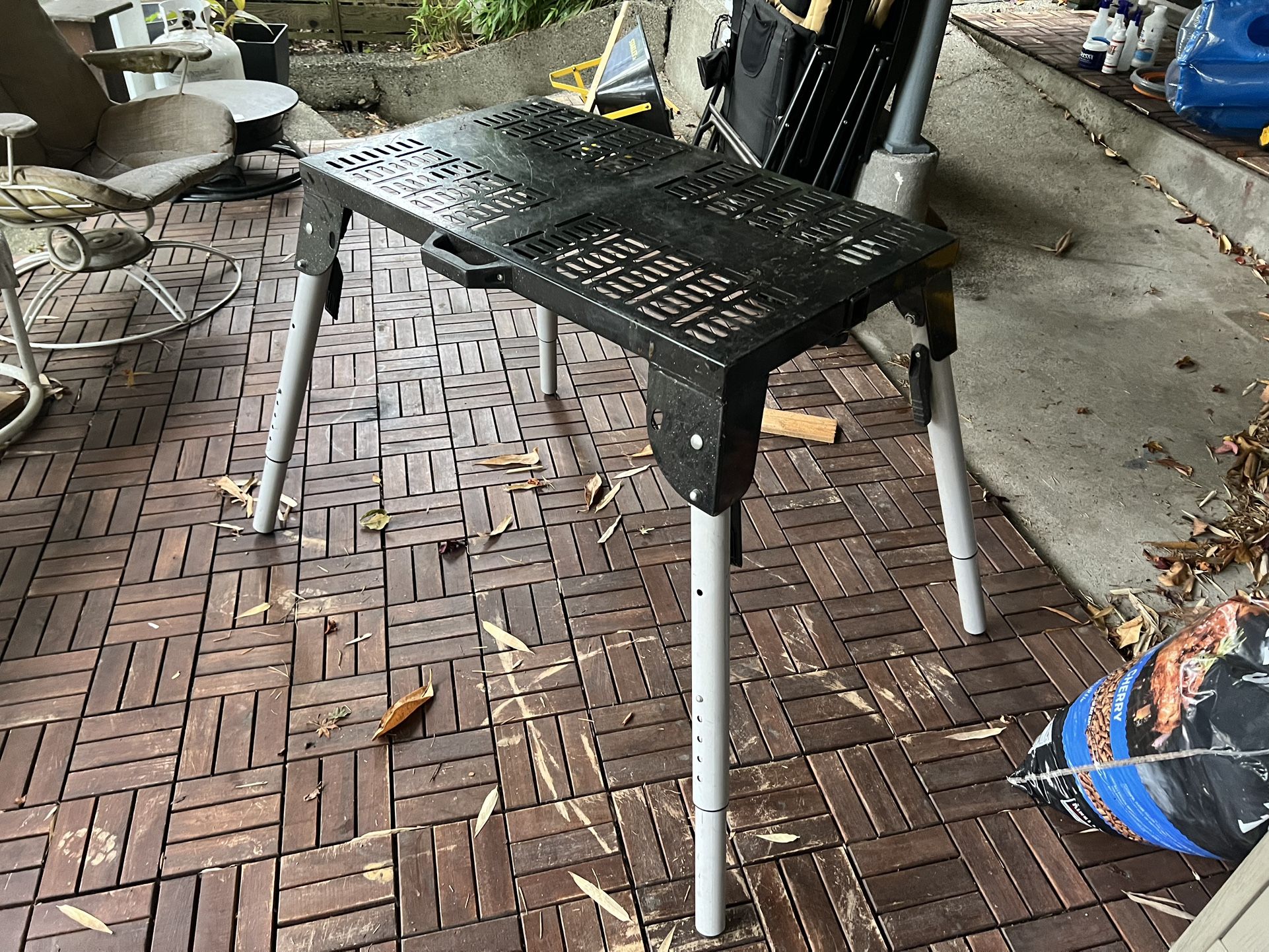 Collapsible Metal Workshop Table