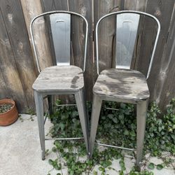 Wooden Outdoor Stools 