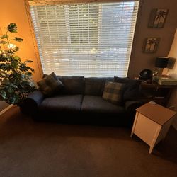 Comfy Blue Sofa 