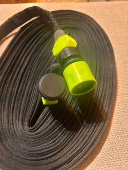Flat Garden Hose with Connectors