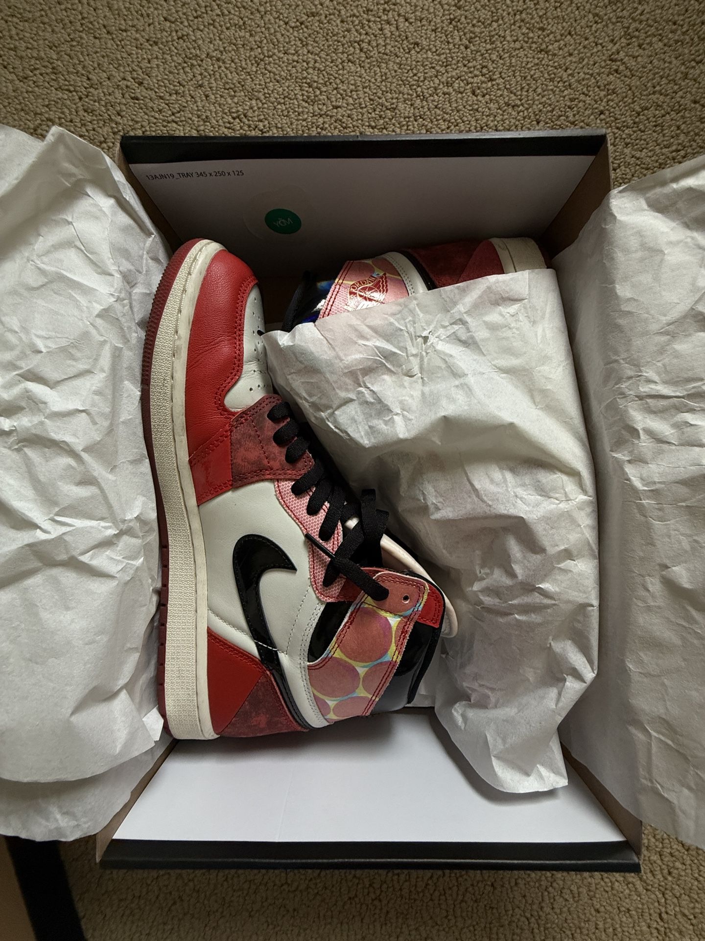 Jordan 1 Retro High OG Spider Man Across The Spider verse