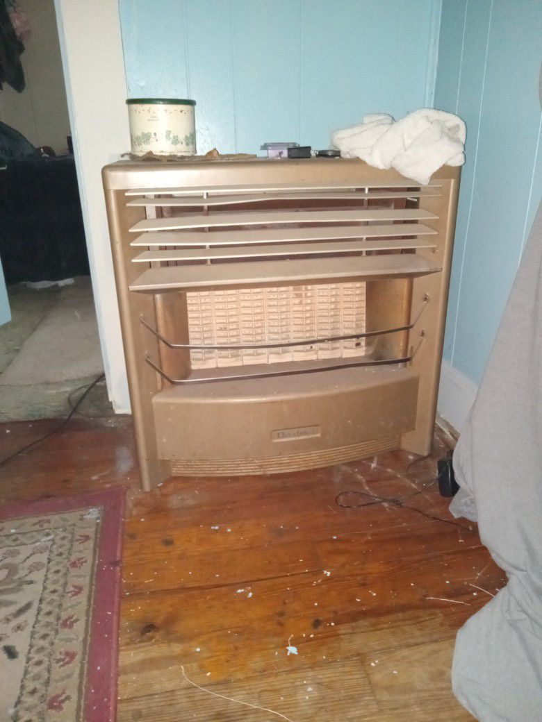Large gas stove heater.