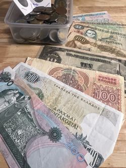 Vintage World Coins and Bills