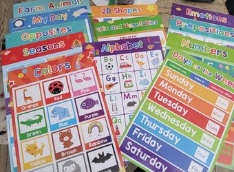 Education Posters 12 Pcs.