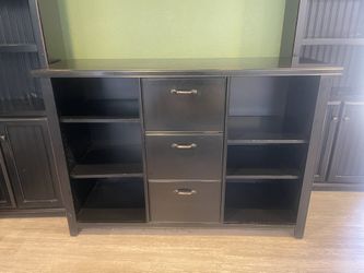 Dresser Black Wood