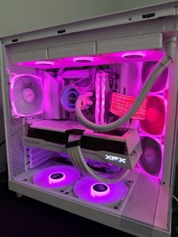 9800x3d 9070XT All White Gaming PC