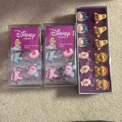 Princess And Winnie The Pooh Curtain Hooks