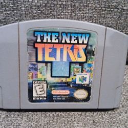The New Tetris Nintendo 64 N64 Authentic Game Cartridge TESTED & WORKS