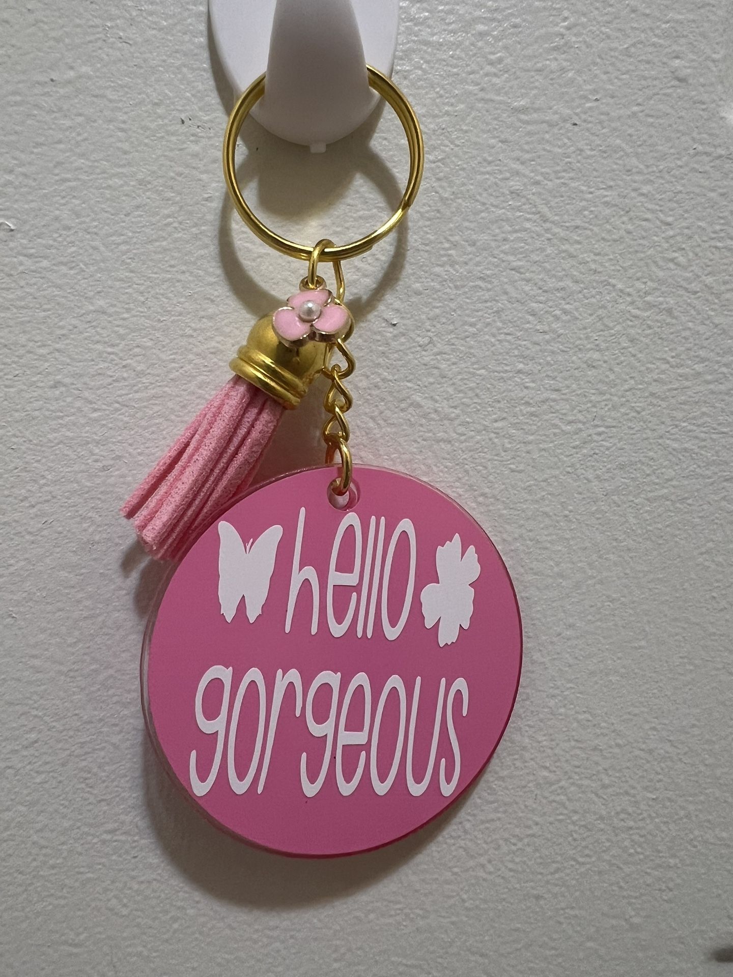 Hello Gorgeous Key Chain 