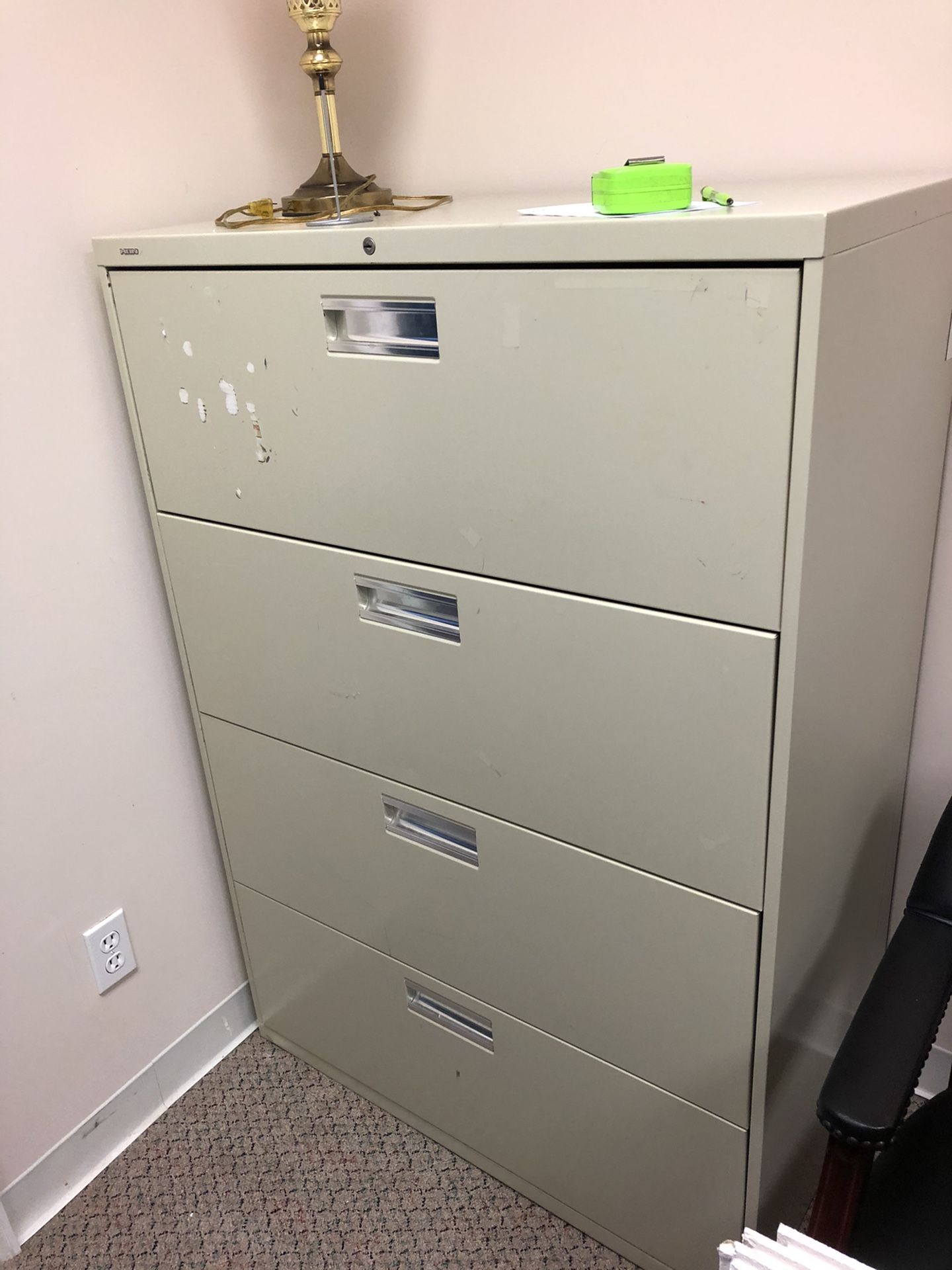 HON brand metal storage cabinets