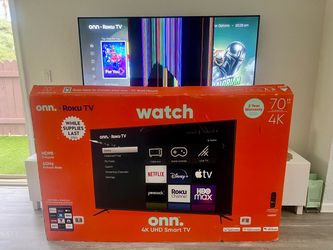 70” Onn Roku Smart TV