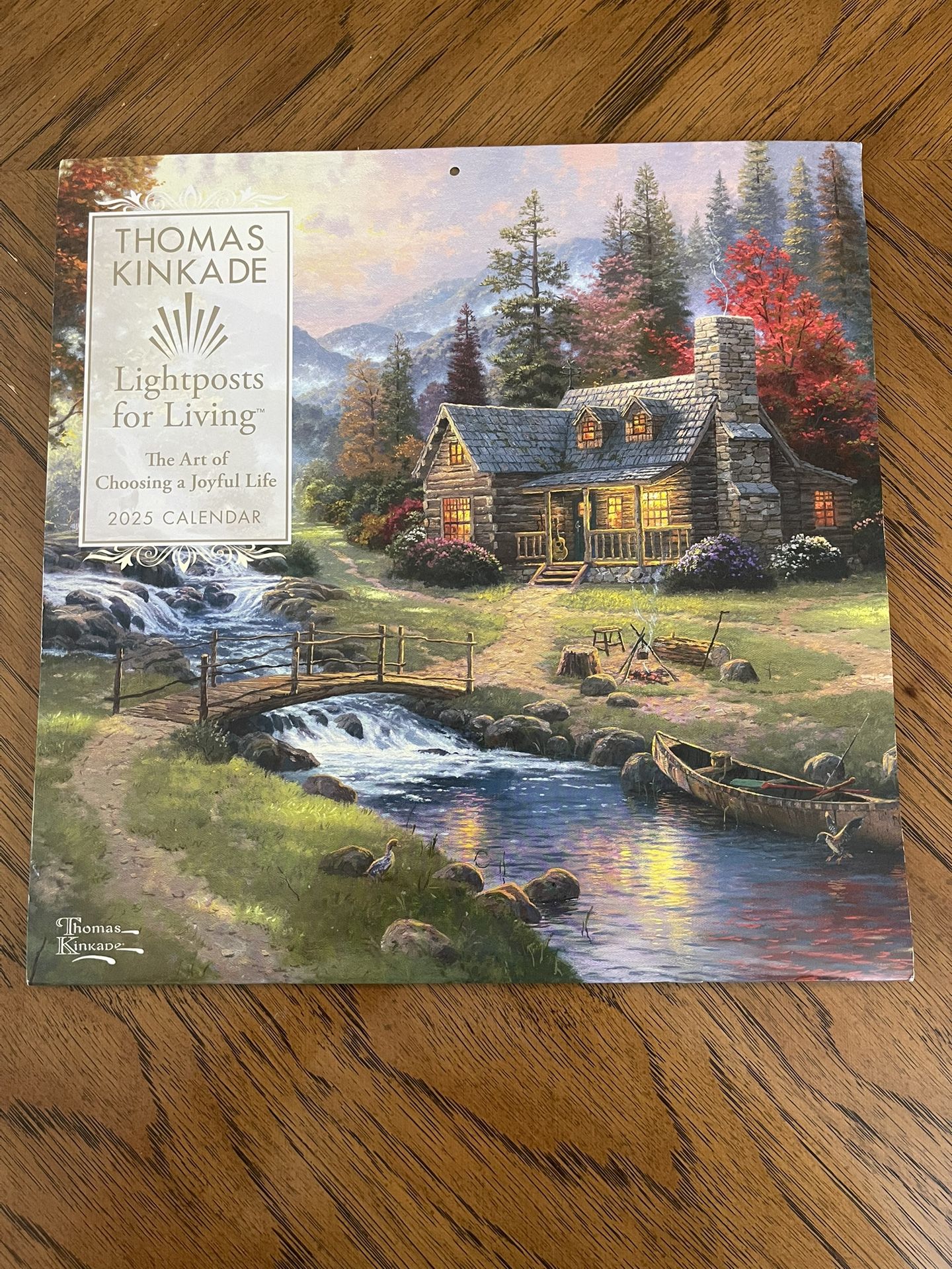 New Thomas Kinkade Lightposts for Living 2025 Calendar