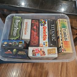 Board Games For Sale. $5 Each