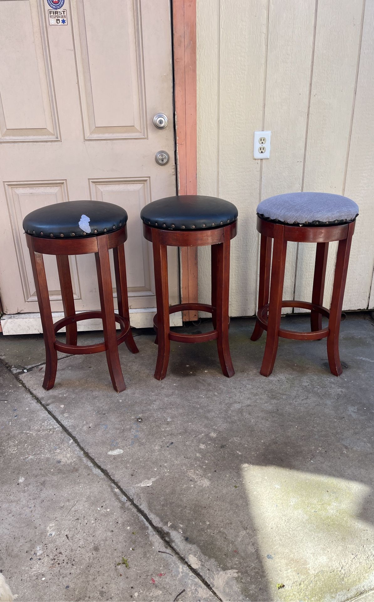 Three 3️⃣ Bar Stools