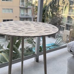 2 Metal Small Tables. $40 Each 