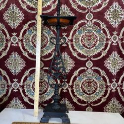 Vintage Iron Floor Ashtray 