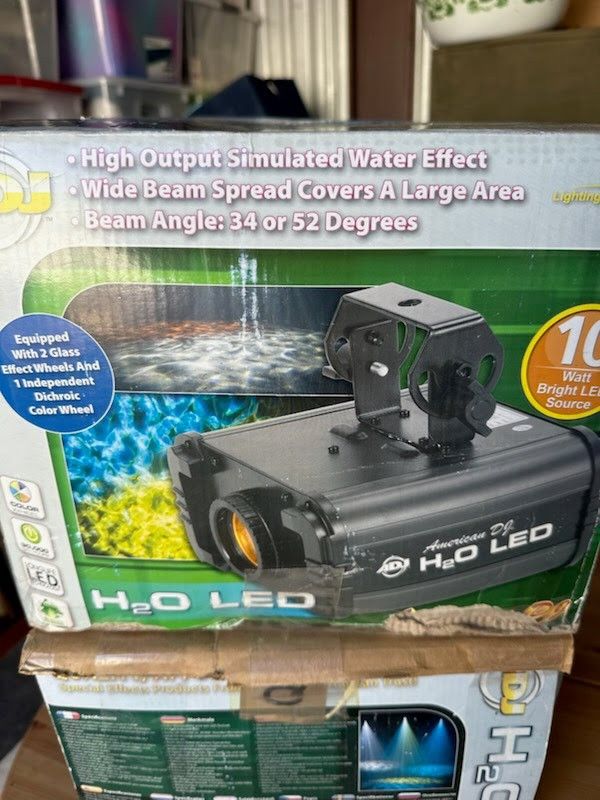 LED Light Effect Projector – Like New in Box!