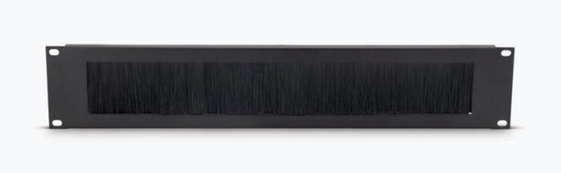 On Stage RPBR2000, 2U Rack Brush Panel - Black